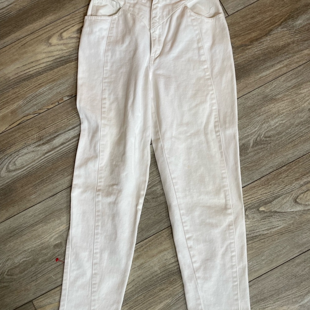 Vintage JeanJerWhite Women's High-Rise Jeans